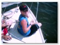 Alex on board Grog, Aug. 2, 2003