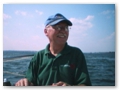 Andy on board Grog, 2002