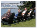Helen, Dee, Chuck, Andy, Brien and Carole, Newport, 2003