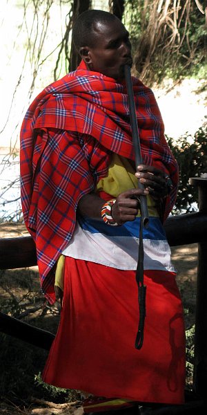 day02IMG_2189.jpg - Masai troubador at our lodge in the Samburu Reserve, Kenya